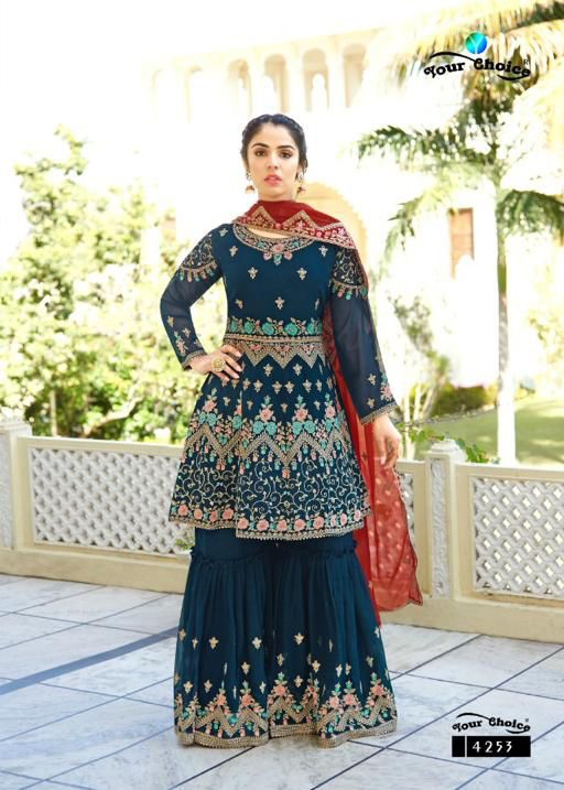 Your Choice Zaiyra Plus Georgette Wholesale Designer Readymade Salwar Suit Catalog - Image 2