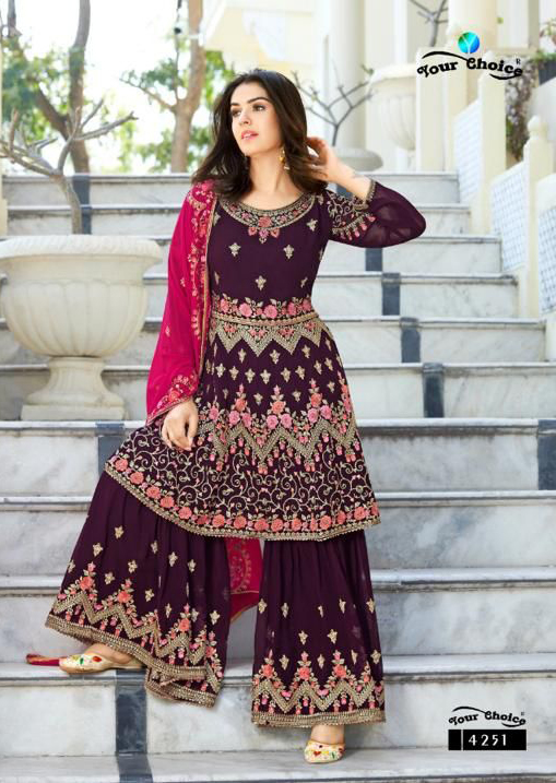 Your Choice Zaiyra Plus Georgette Wholesale Designer Readymade Salwar Suit Catalog - Image 3