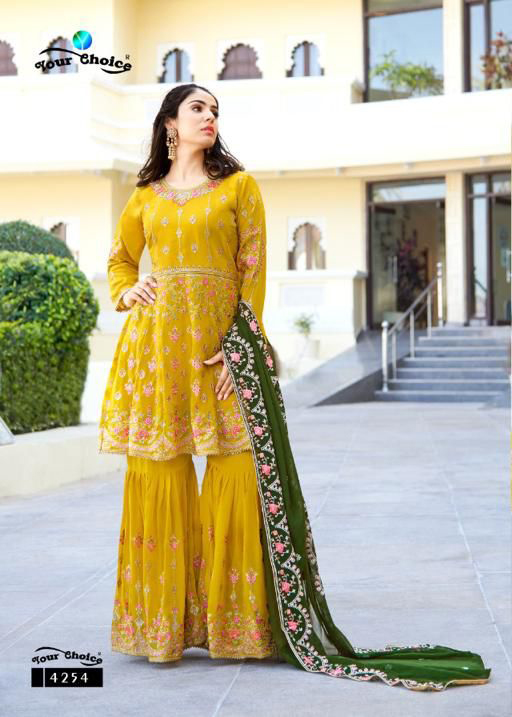 Your Choice Zaiyra Plus Georgette Wholesale Designer Readymade Salwar Suit Catalog - Image 4