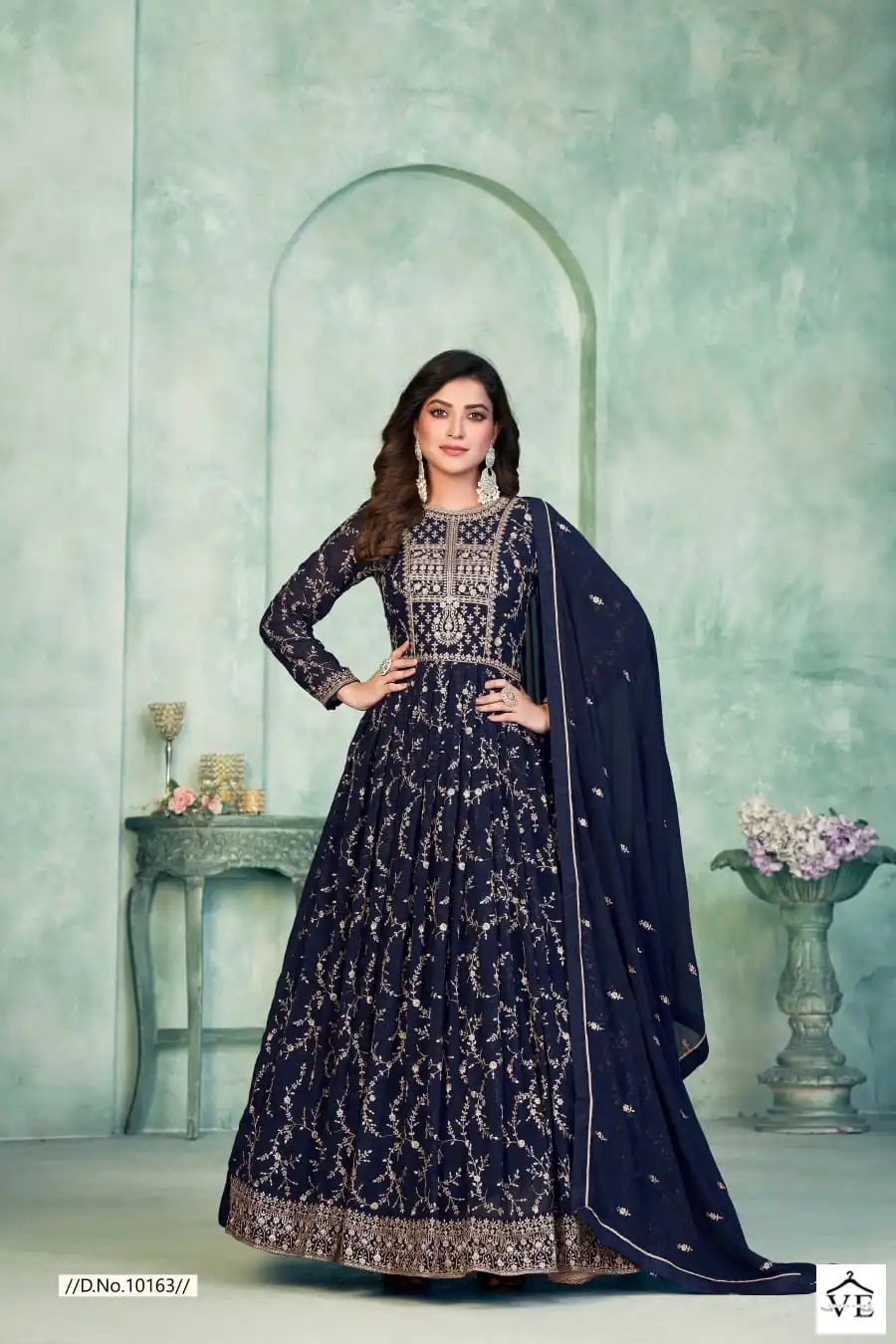 Anjubaa Vol 16 Faux Georgette Wholesale Designer Suits Catalog - Image 4