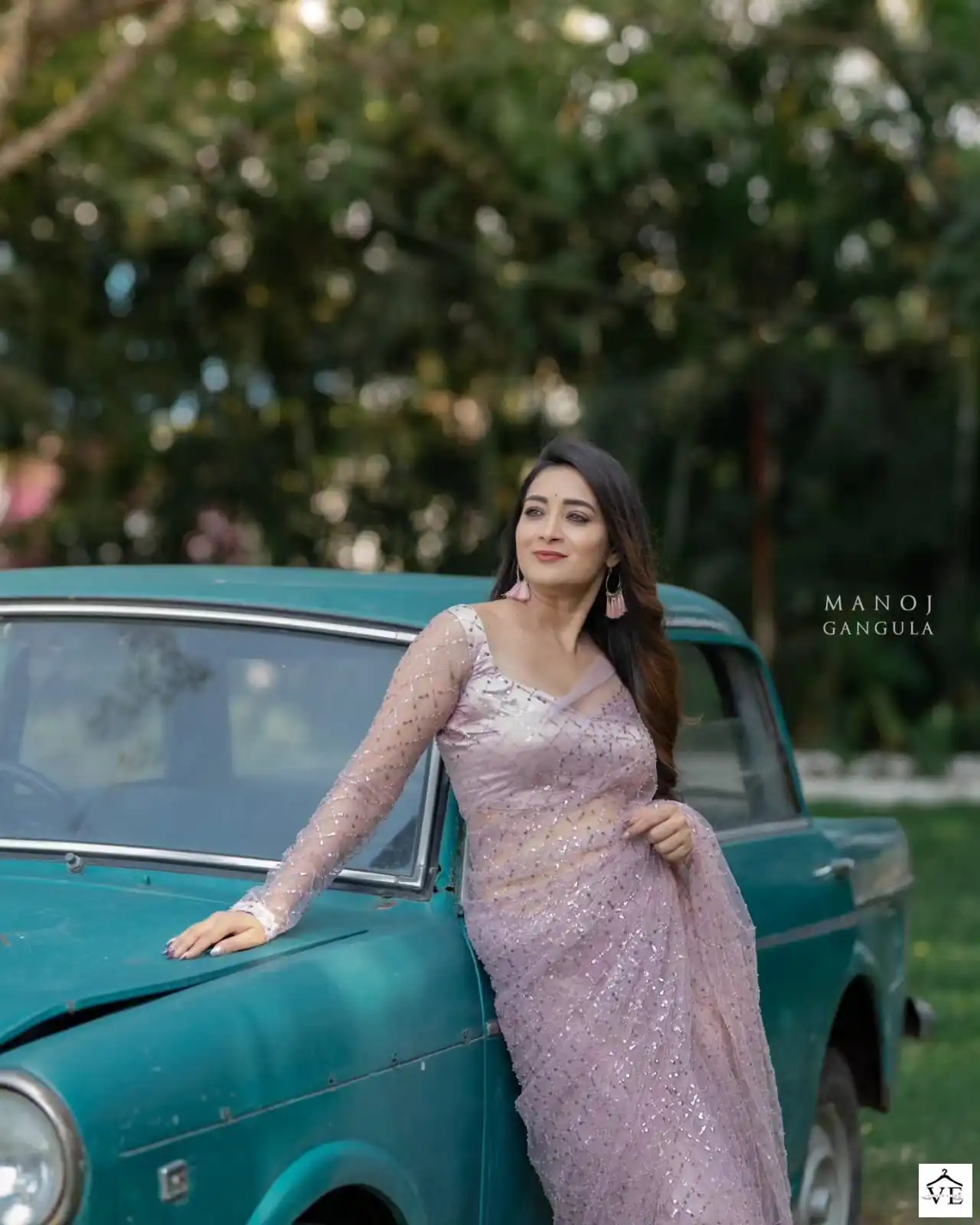 VE BT-3060 Butterfly Soft Net Wholesale Saree - Image 6