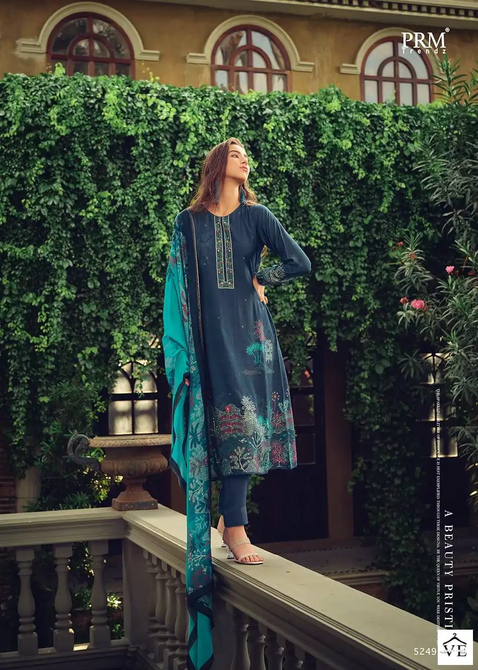 Prm Trendz Dastaar Pure Musline Silk Wholesale Designer Salwar Suit Catalog - Image 3