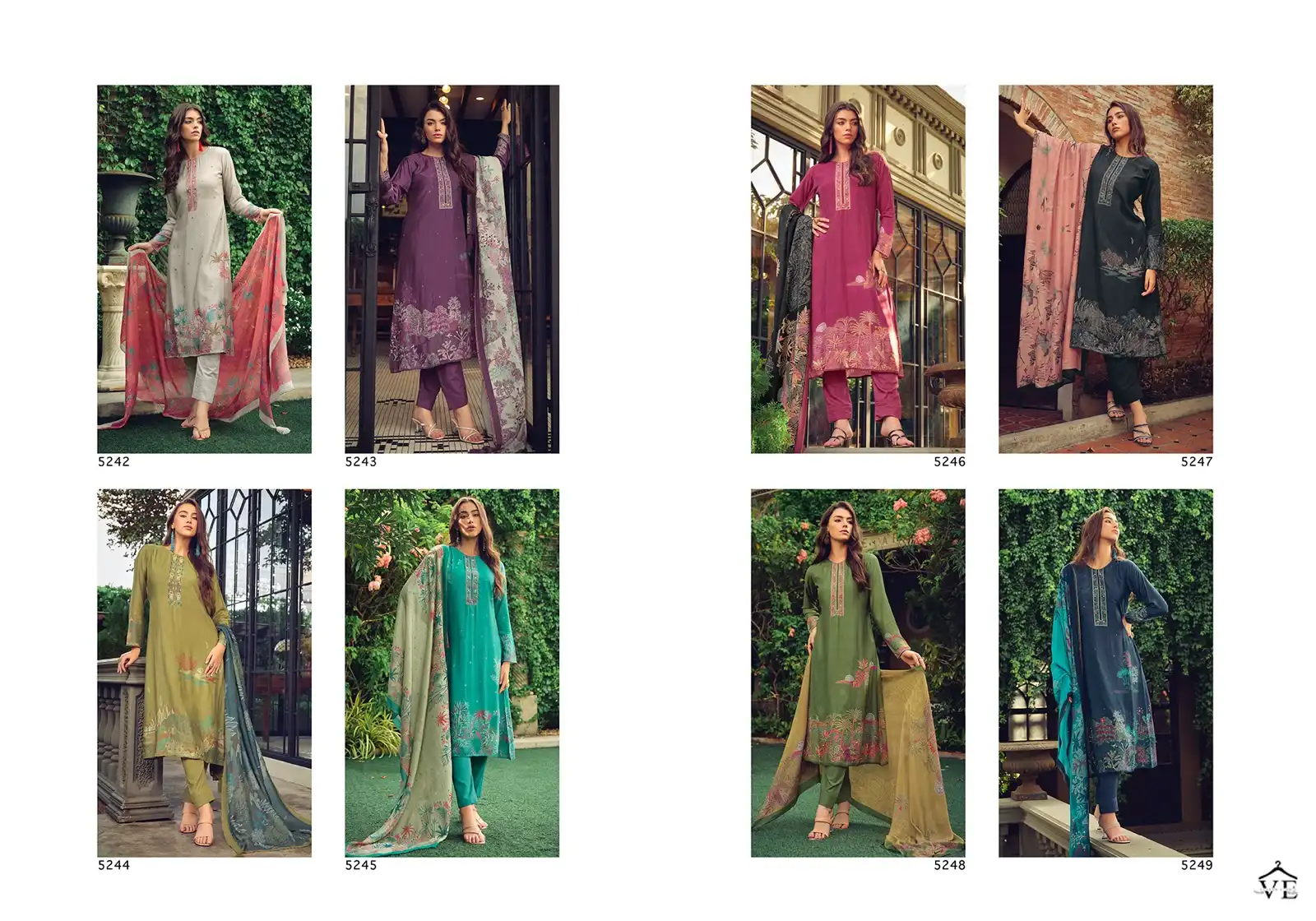 Prm Trendz Dastaar Pure Musline Silk Wholesale Designer Salwar Suit Catalog - Image 9