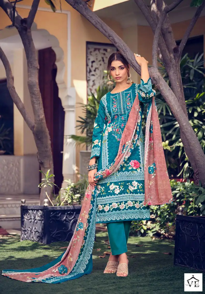 Belliza Designer Naira Vol 12 Cotton Wholesale Pakistani Salwar Suit Catalog - Image 3