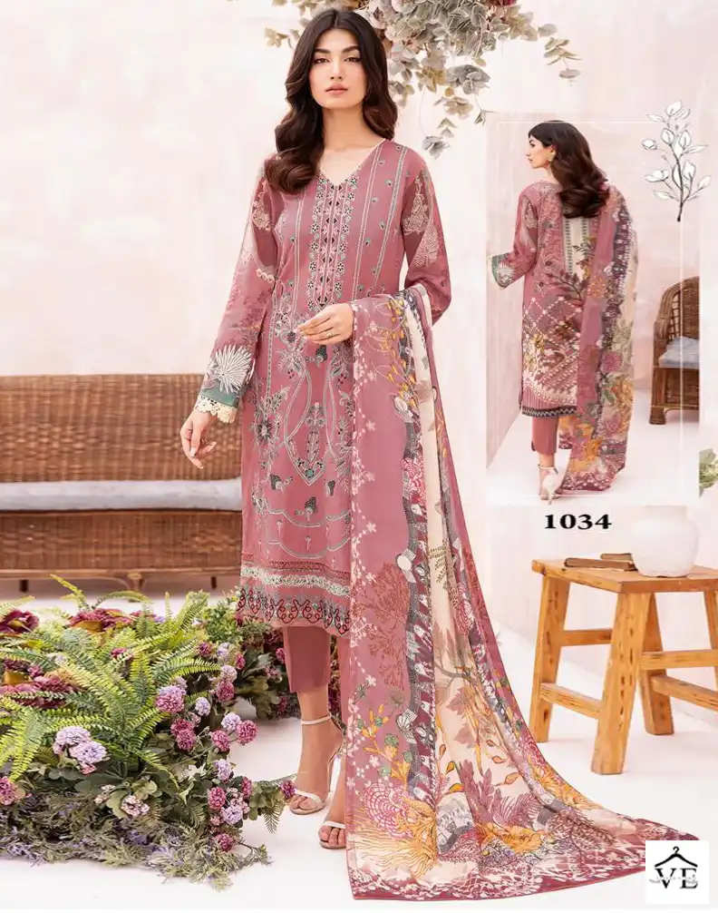 Lsm Galleria Parian Dream Vol 4 Heavy Lawn Cotton Wholesale Pakistani Salwar Suit Catalog