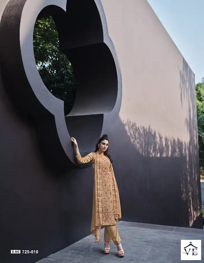 Belliza Designer Shadows Crepe Wholesale Pakistani Salwar Suit Catalog - Image 9