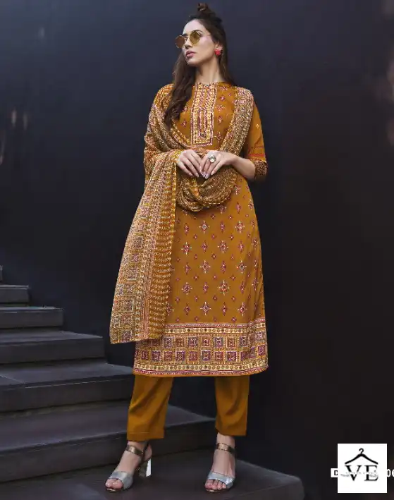 Belliza Designer Shadows Crepe Wholesale Pakistani Salwar Suit Catalog