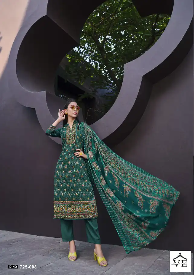 Belliza Designer Shadows Crepe Wholesale Pakistani Salwar Suit Catalog - Image 6