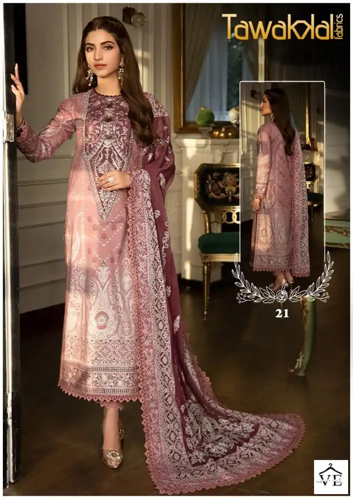 Tawakkal Mehroz Luxury Heavy Cotton Collection Vol 3 Cotton Wholesale Pakistani Salwar Suit Catalog - Image 10