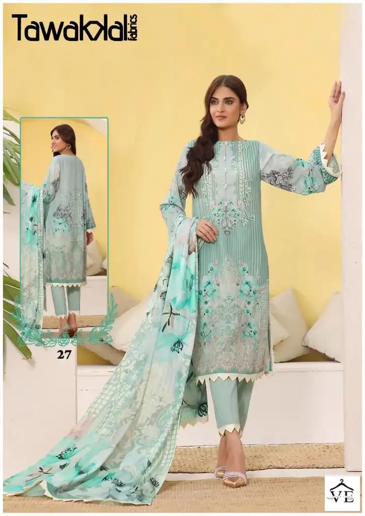 Tawakkal Mehroz Luxury Heavy Cotton Collection Vol 3 Cotton Wholesale Pakistani Salwar Suit Catalog - Image 6