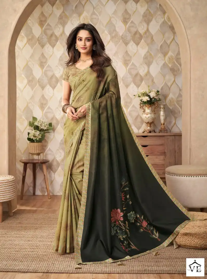Anmol Tulip Vol 4 Silk Wholesale Fancy Sarees Catalog - Image 3