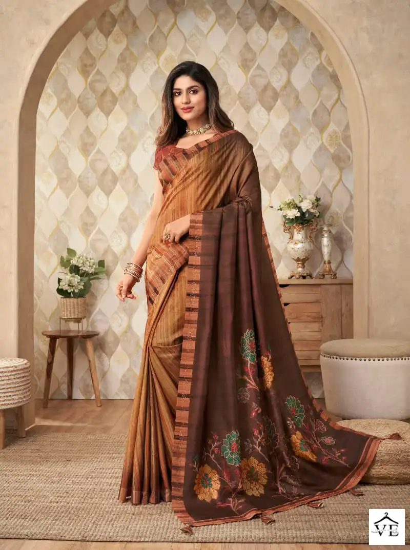 Anmol Tulip Vol 4 Silk Wholesale Fancy Sarees Catalog - Image 7