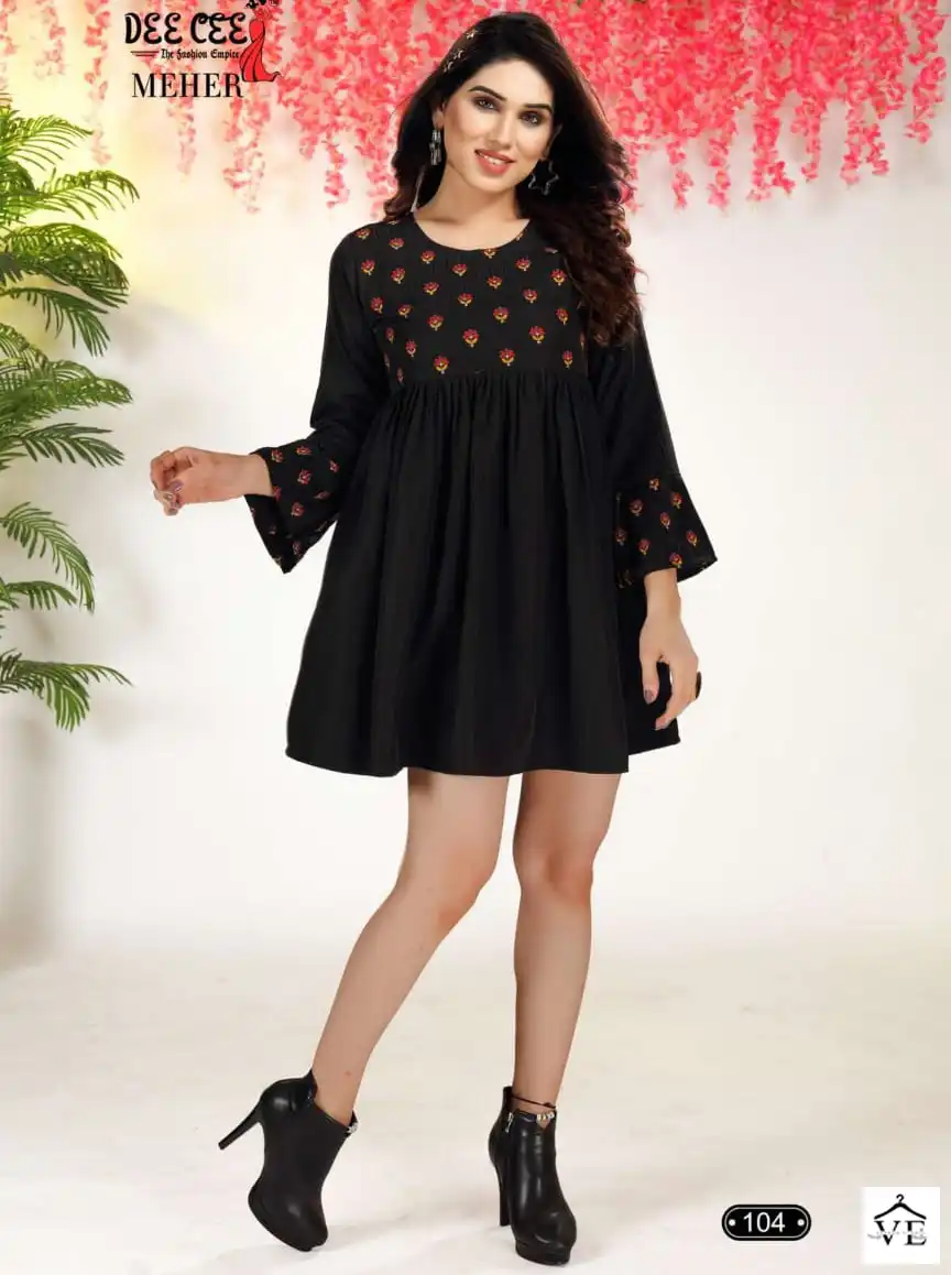 Fancy hot sale frock top