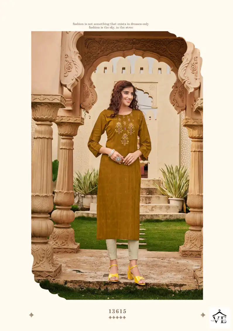 Kalaroop Gravity Heavy Rayon Wholesale Designer Kurtis Catalog - Image 4