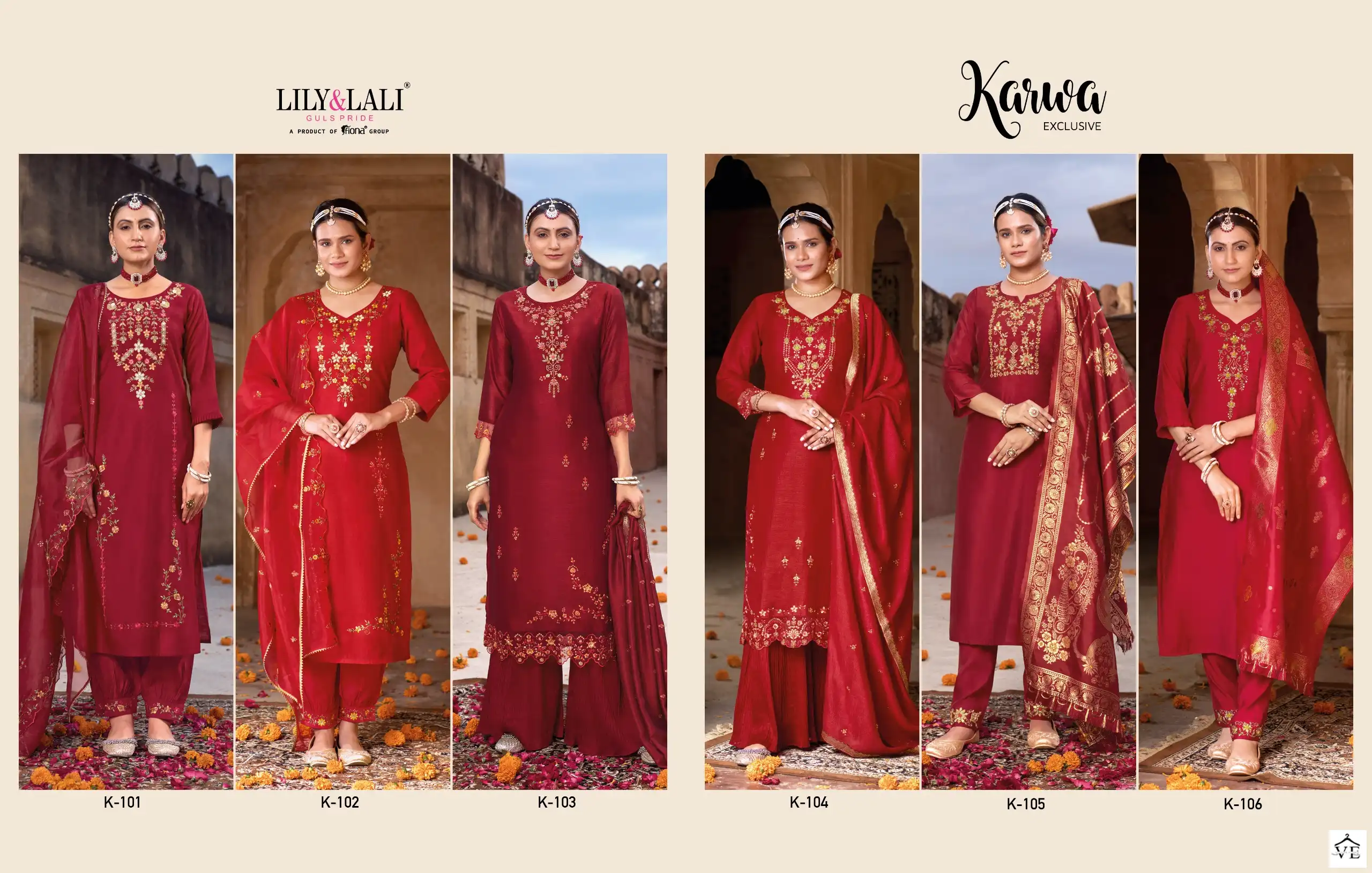 Lily & Lali Karwa Exclusive Viscose, Organza Wholesale Readymade Suits Catalog - Image 10