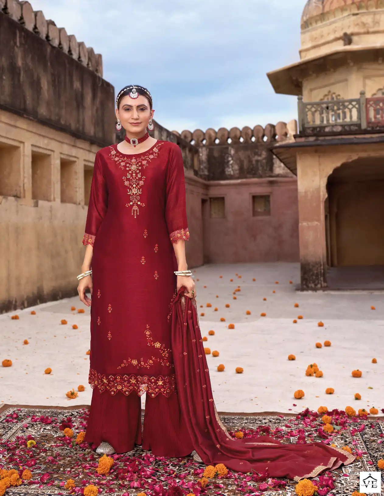 Lily & Lali Karwa Exclusive Viscose, Organza Wholesale Readymade Suits Catalog - Image 9