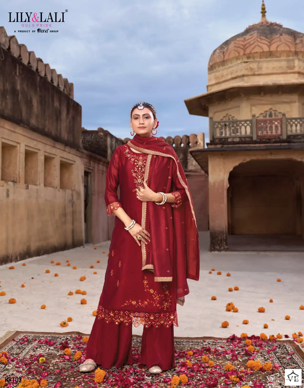 Lily & Lali Karwa Exclusive Viscose, Organza Wholesale Readymade Suits Catalog - Image 2