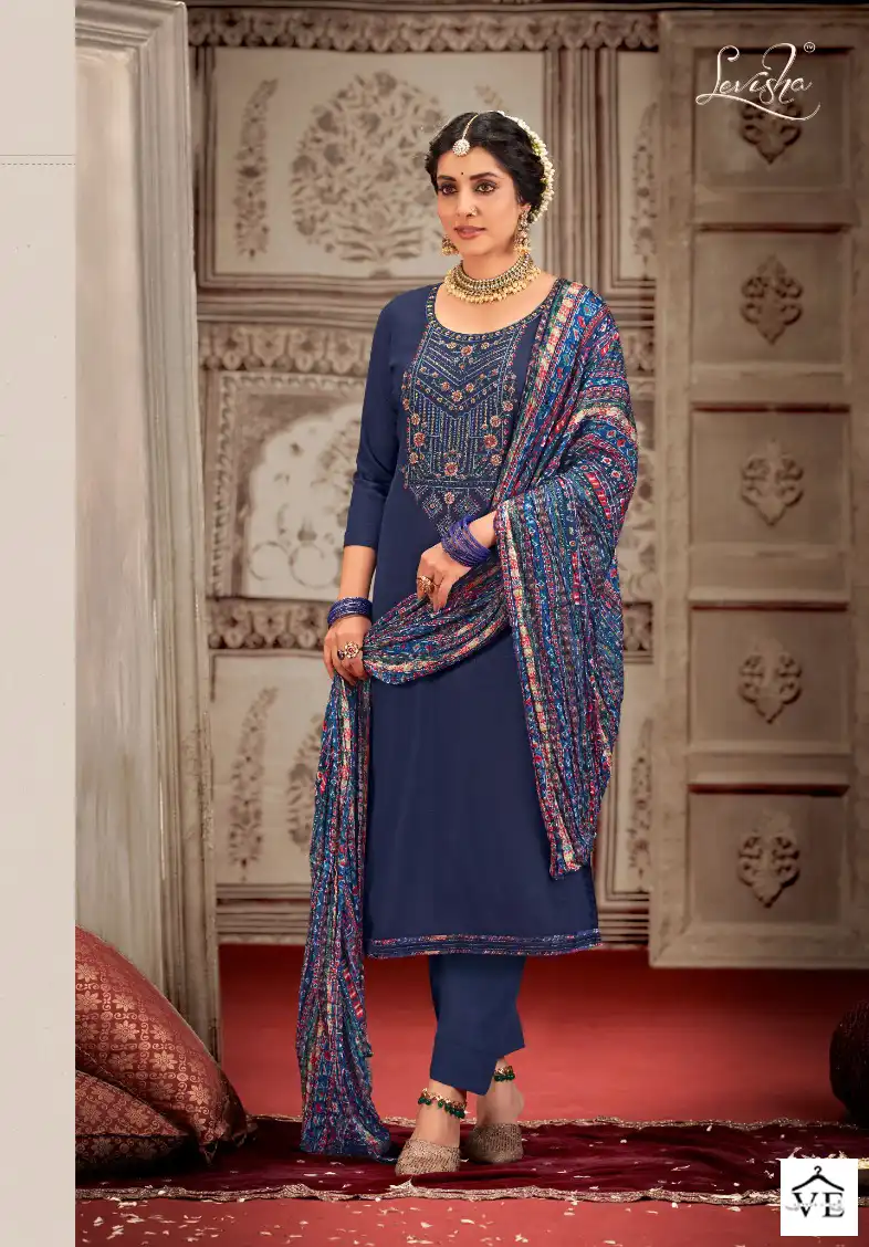 Levisha Nivisha Vol 6 Rayon Wholesale Salwar Suit Catalog - Image 2