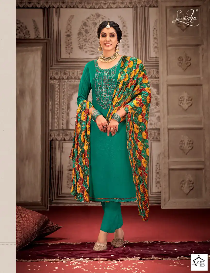 Levisha Nivisha Vol 6 Rayon Wholesale Salwar Suit Catalog - Image 4