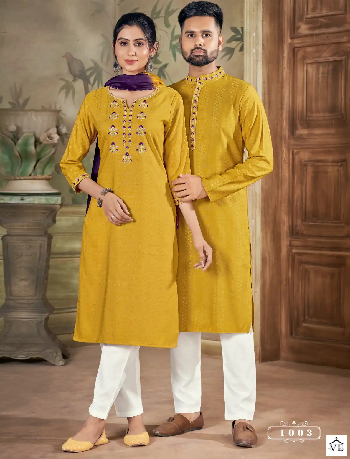 Banwery Royal Couple Vol12 Pure Viscose Wholesale Couple Combo Catalog