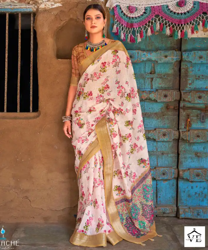 Bhumi Saanvi Vol 3 Linen Wholesale Fancy Sarees Catalog