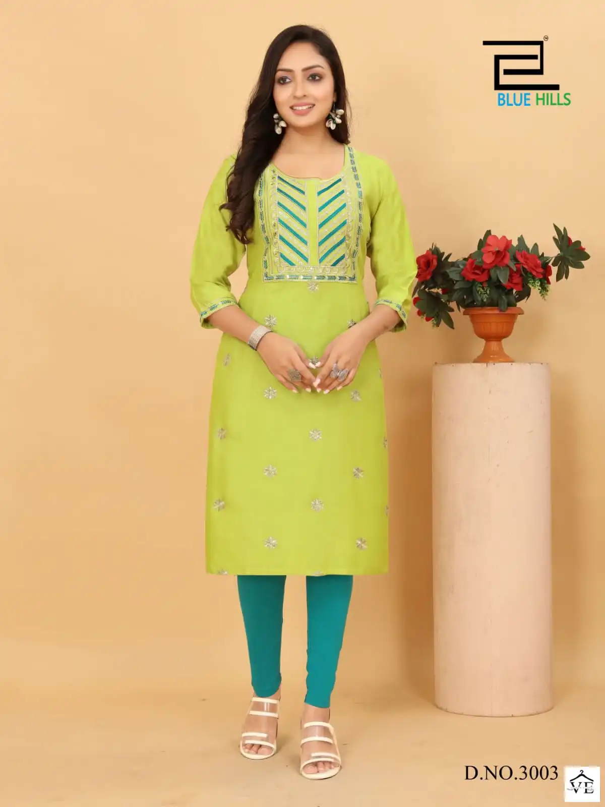 Blue and blue sales brand kurtis