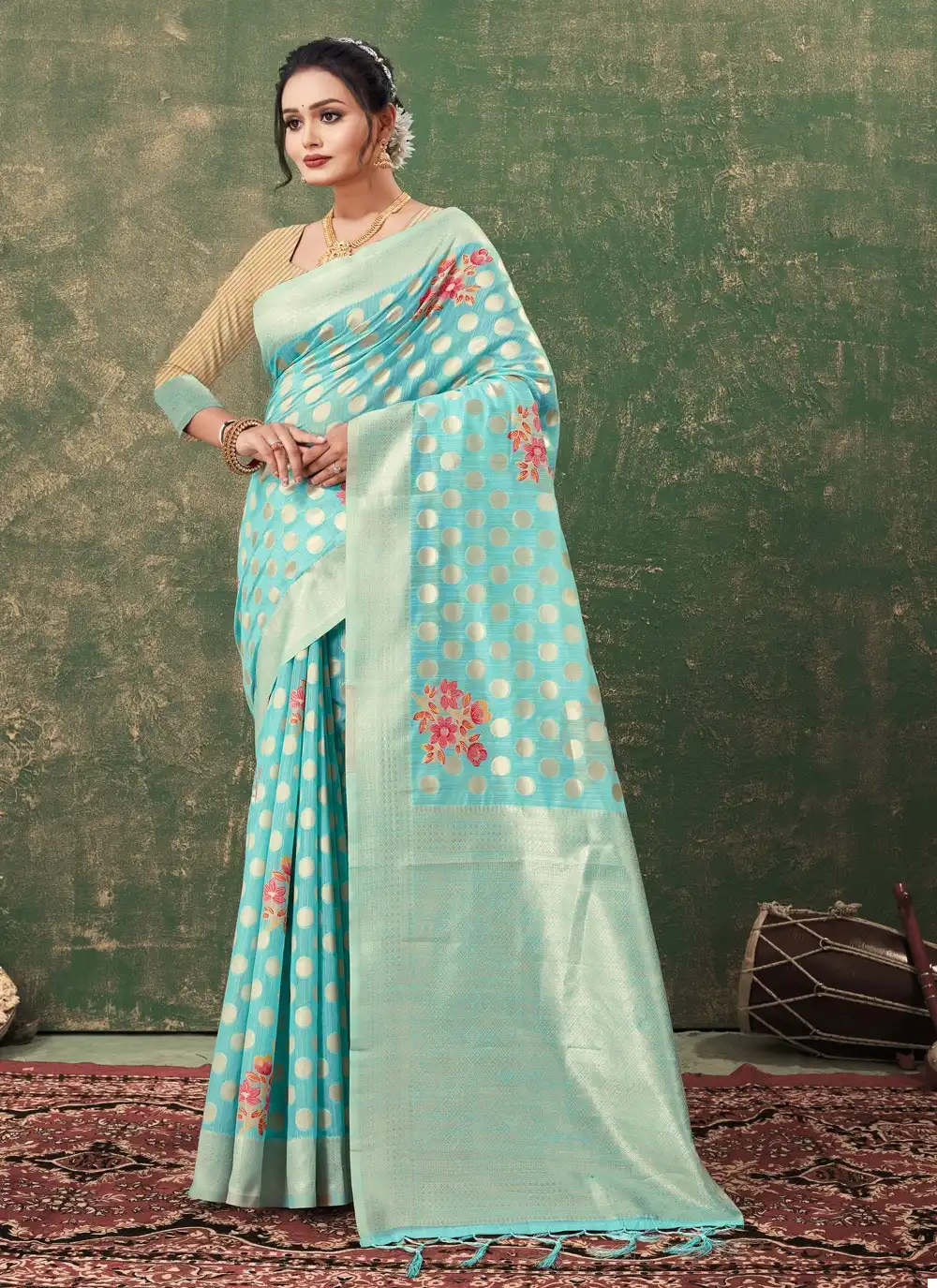 Sangam Glory Kota Cotton Wholesale Traditoinal Saree Catalog - Image 6