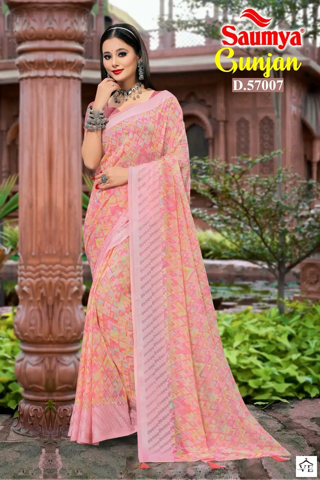 PURE COTTON WOMEN'S SAREES,PRINTED COTTON SAREES,TRENDY COTTON SAREES  ,COTTON SAREES IN JETPUR, MILL PRINT SAREE - Pramukh Fab - 3989728