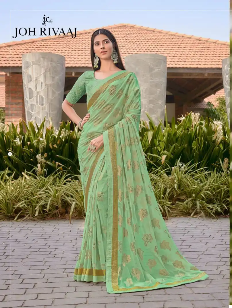 Joh Rivaaj Jacala Vol-630 Fancy Wholesale Saree Catalog - Image 16