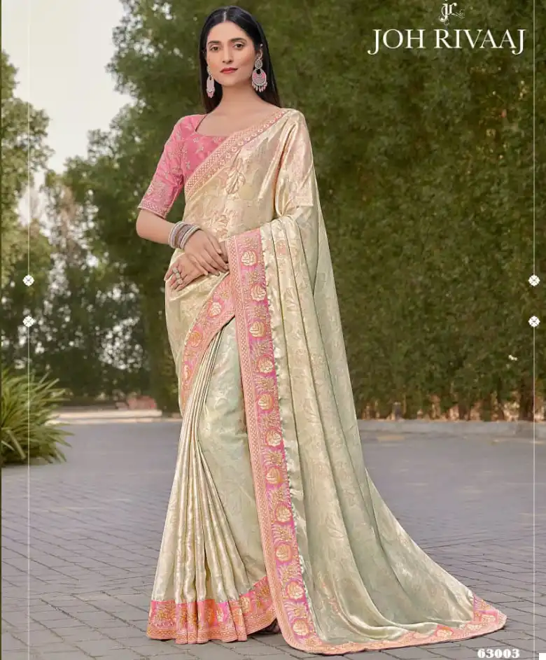 Buy JOH RIVAAJ 2700 SERIES TAMANNAAH BHATIA PARTY WEAR WORK SILK DESIGNER  SAREE COLLECTION WHOLESALE SUPPLIER FROM GUJARAT at Low Prices - Akhand  Wholesale