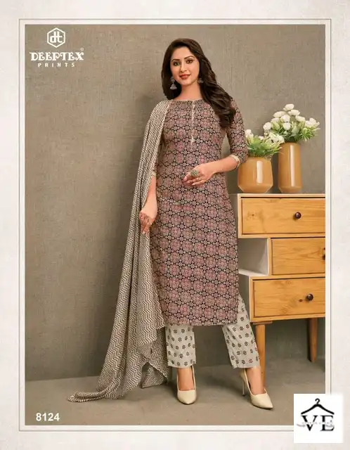 Deeptex Aaliza Vol 6 Cotton Dress Material Mumbai Suits Supplier