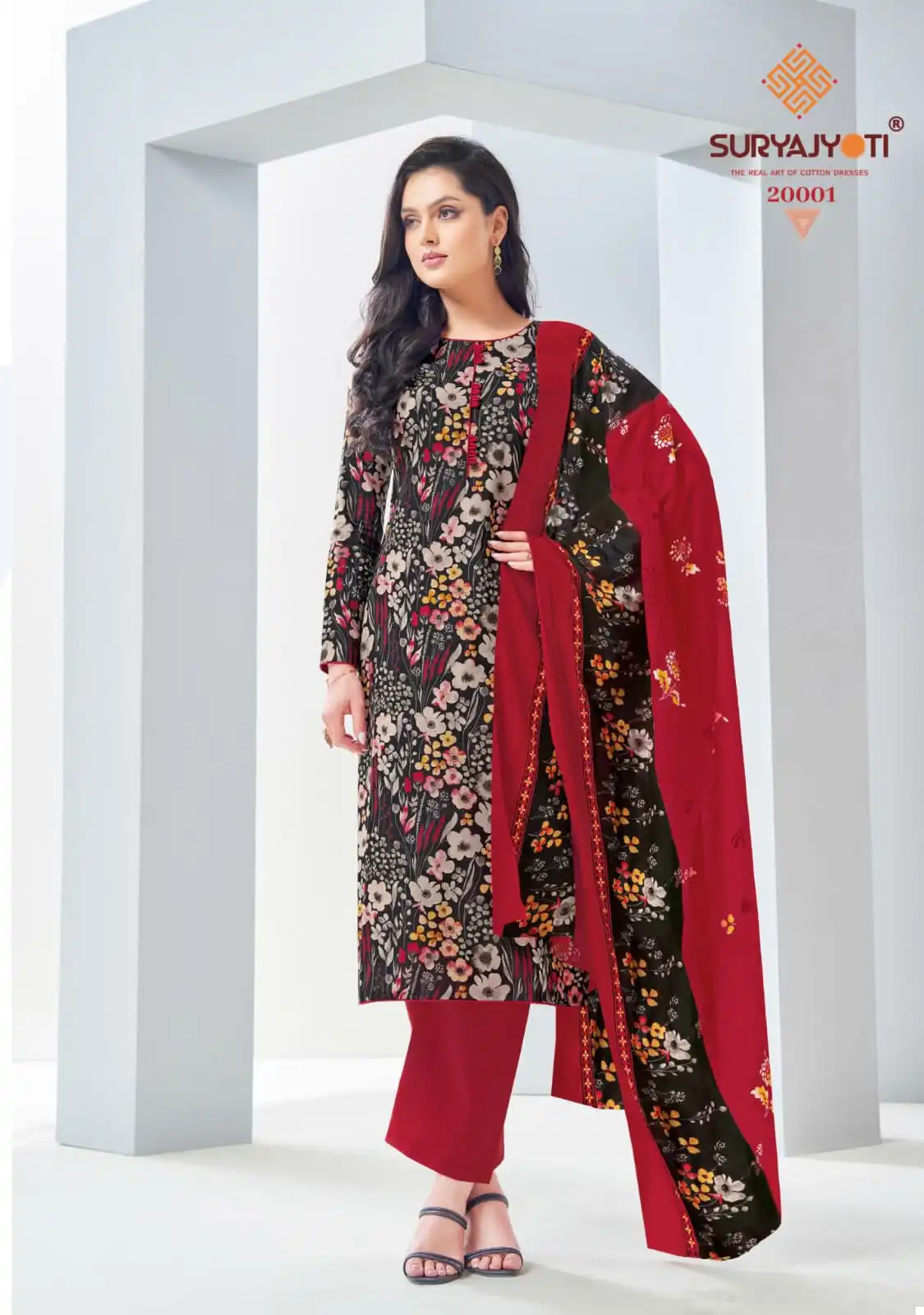 Suryajyoti cotton clearance salwar suits