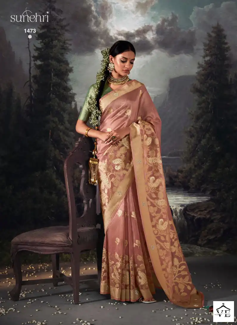 Buy Designer Fancy Wedding Sarees - Brand Mandir