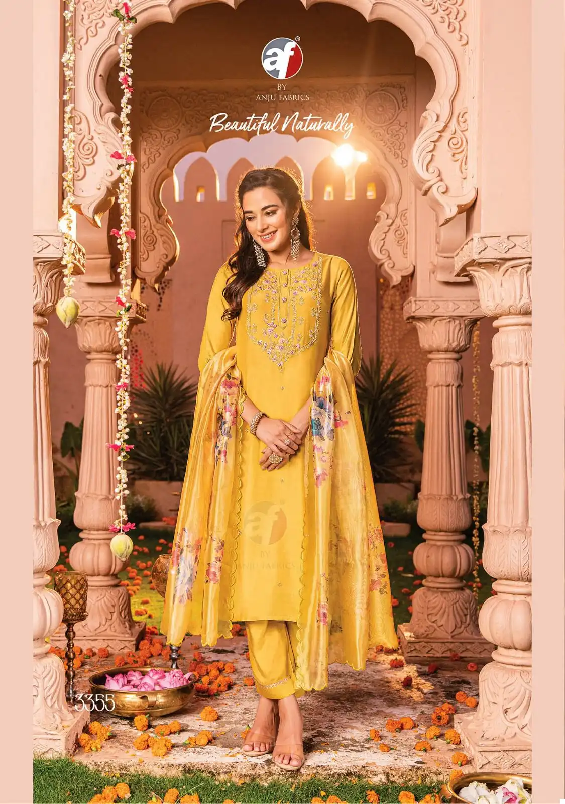 Anju Fabrics Sangeet Vol 4 Pure Viscose Modal Wholesale Designer Readymade Salwar Suit Catalog - Image 2
