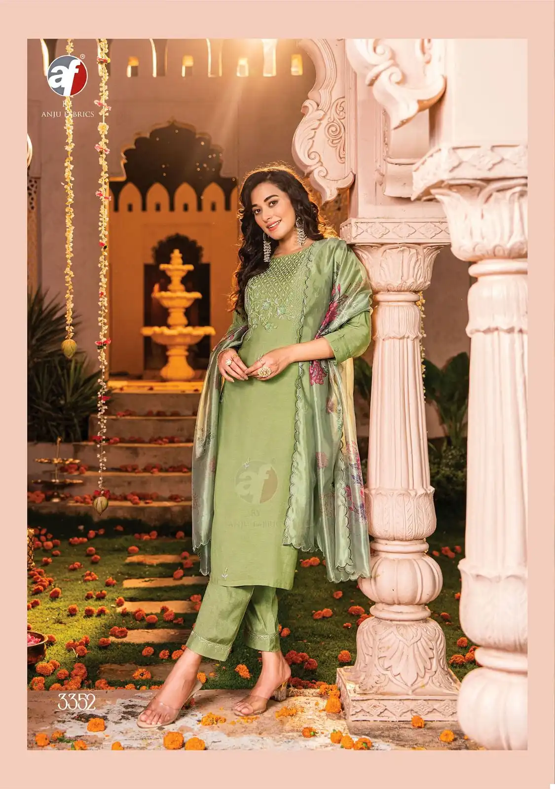 Anju Fabrics Sangeet Vol 4 Pure Viscose Modal Wholesale Designer Readymade Salwar Suit Catalog - Image 5