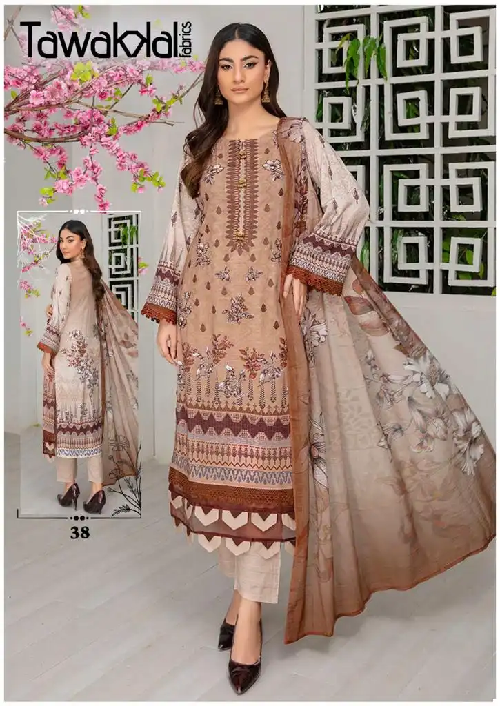 Tawakkal Mehroz Luxury Heavy Cotton Collection Vol 4 Pure Cotton Wholesale  Pakistani Suit Catalog