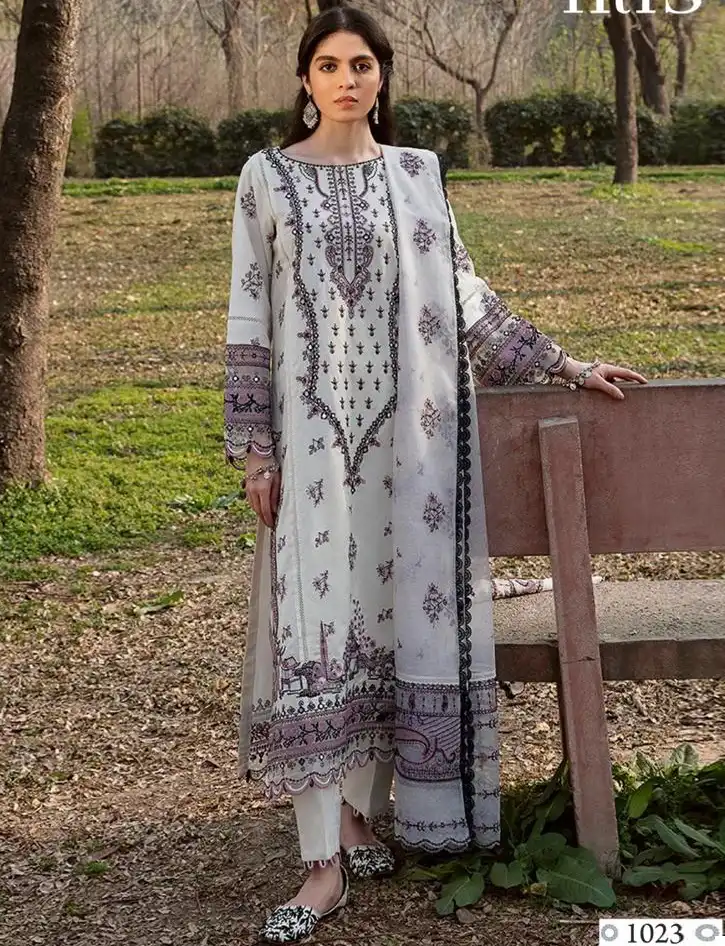 Buy Blue Blockprinted Jal Cotton Dress | Bestselling – Chidiyaa