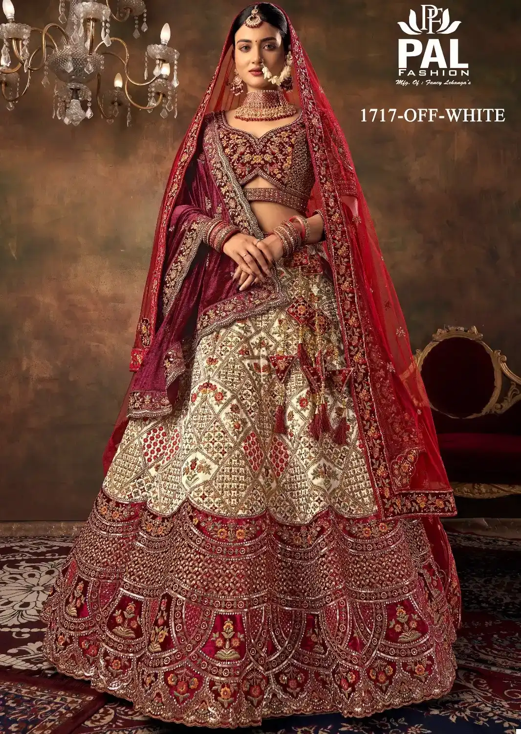 Bridal Wear Lehenga Choli With Dupatta Having Fancy Sequence And Stone –  Cygnus Fashion