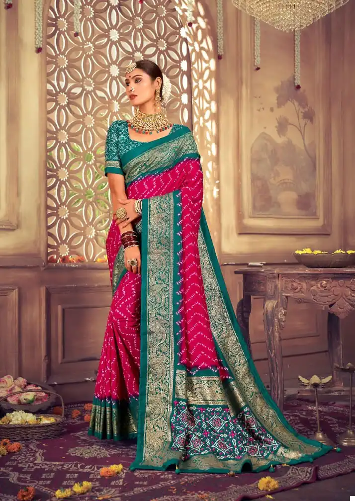 Mahamani Ektara Vol 2 Heavy Tusser Dola Silk Wholesale Saree Catalog - Image 6