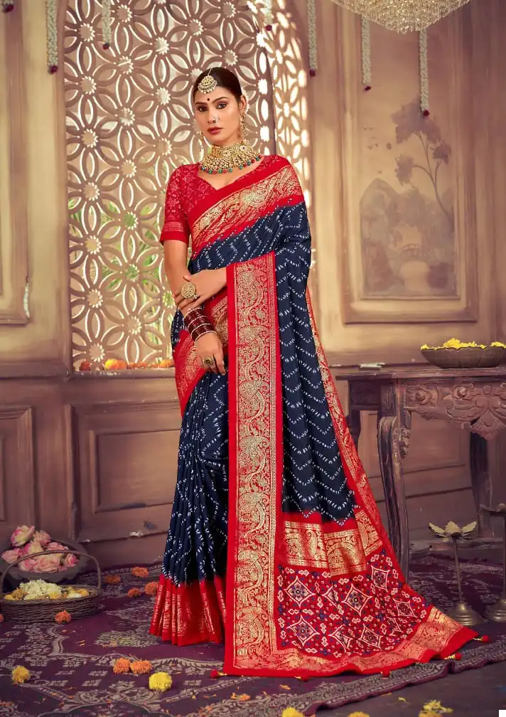 Mahamani Ektara Vol 2 Heavy Tusser Dola Silk Wholesale Saree Catalog - Image 2