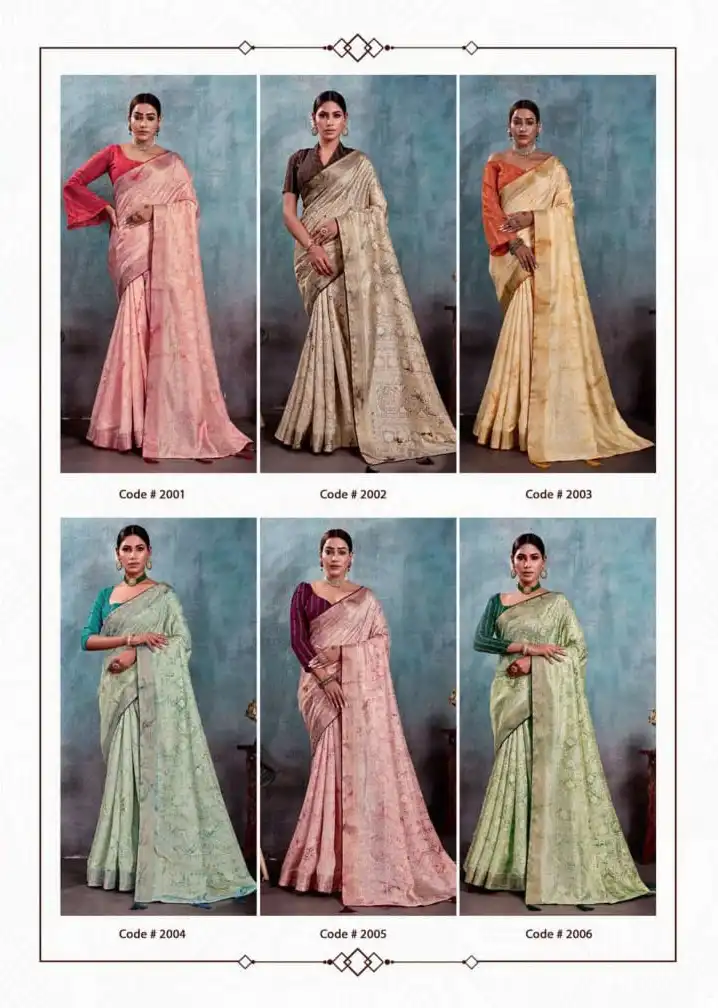 Shubh Shree Saachi Vol 2 Fancy Silk Wholesale Sarees Catalog - Image 5