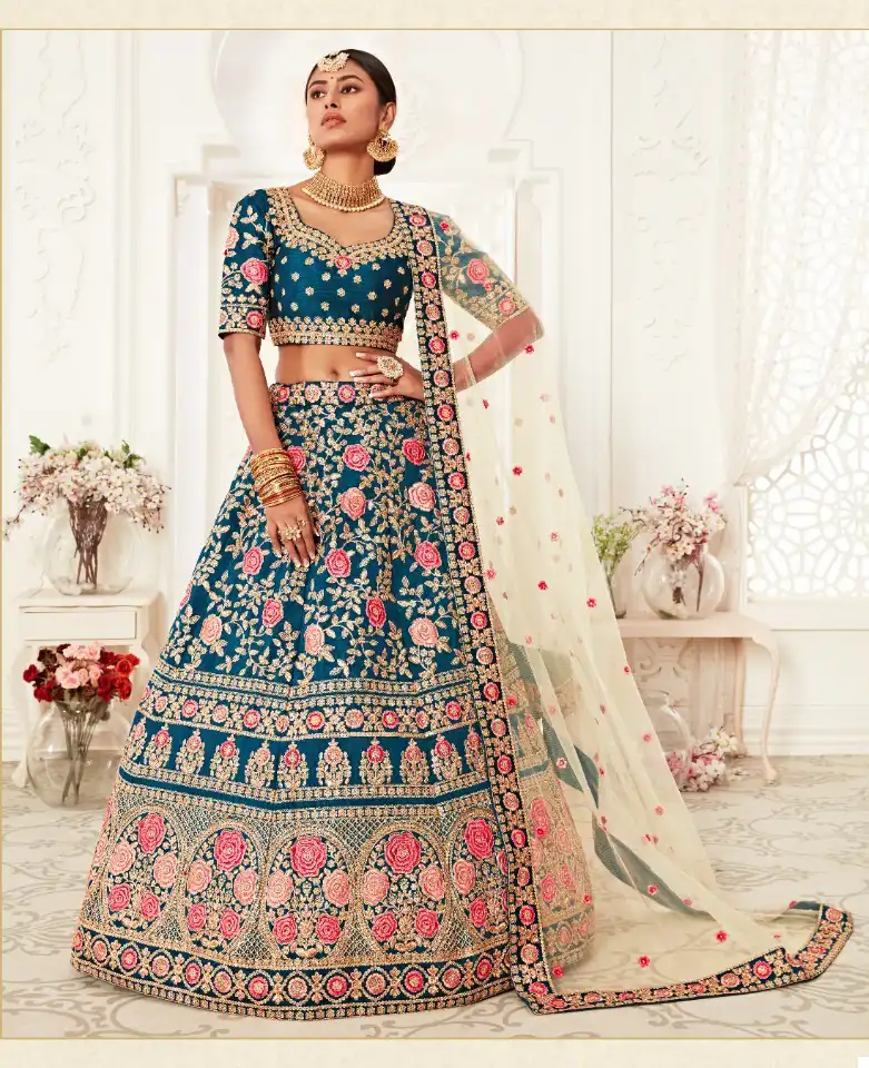 Zeel Traditional Vol-2 Velvet Wholesale Designer Lehenga Catalog - Image 10