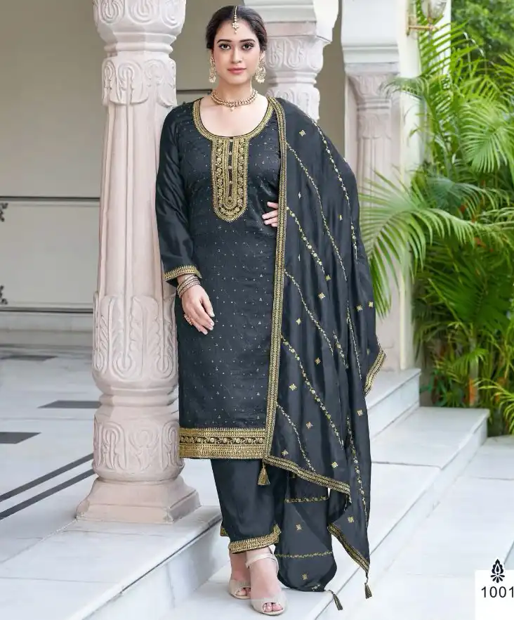Vardan Ethnic Nazara Real Premium Silk Wholesale Designer Salwar Suit Catalog 2