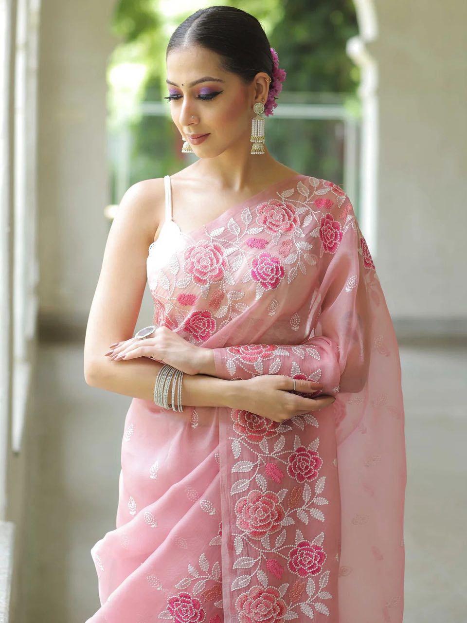 BT 582 Soft Organza Silk Exclusive Wholesale Saree Catalog