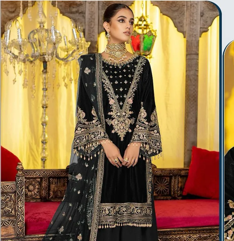 Fepic  V 17014 Velvet Wholesale Pakistani Salwar Suit Collection
