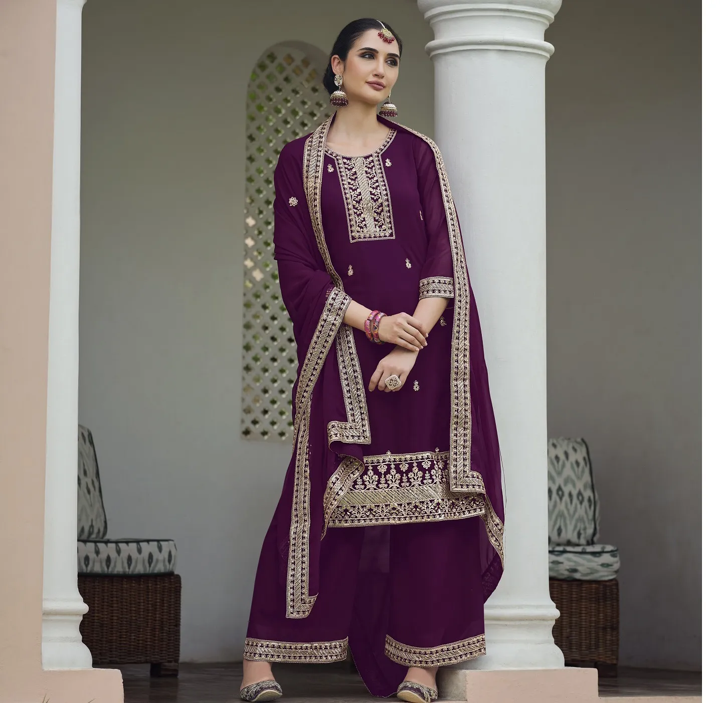 Senhora Amayra 3021 To 3024 Georgette Wholesale Designer Salwar Suit Collection