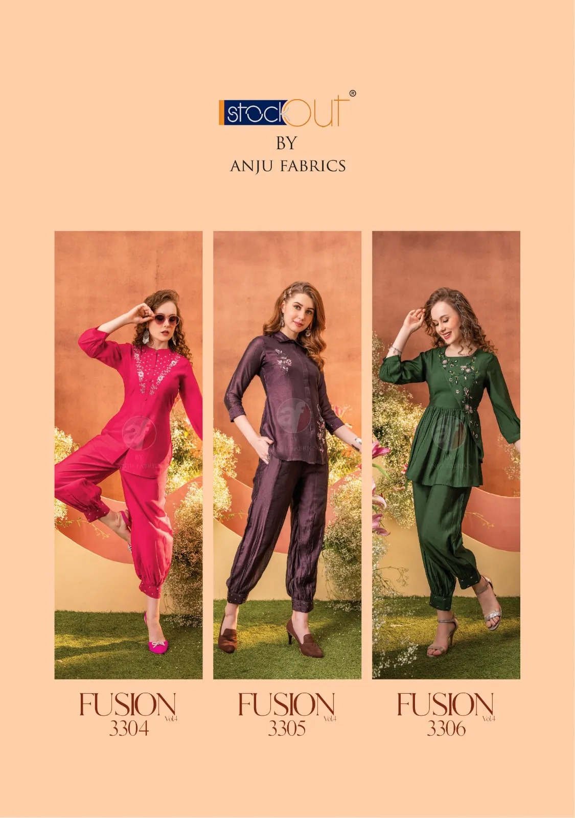 anju anju fabrics 4714 design pure handwork designer pure tissue