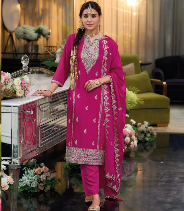 Zaveri Yasmin Vol 2 Chinon Wholesale Readymade Salwar Suit Collection