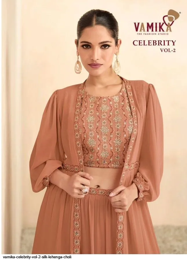 Vamika Celebrity Vol 2 Silk Lehenga Choli Catalog