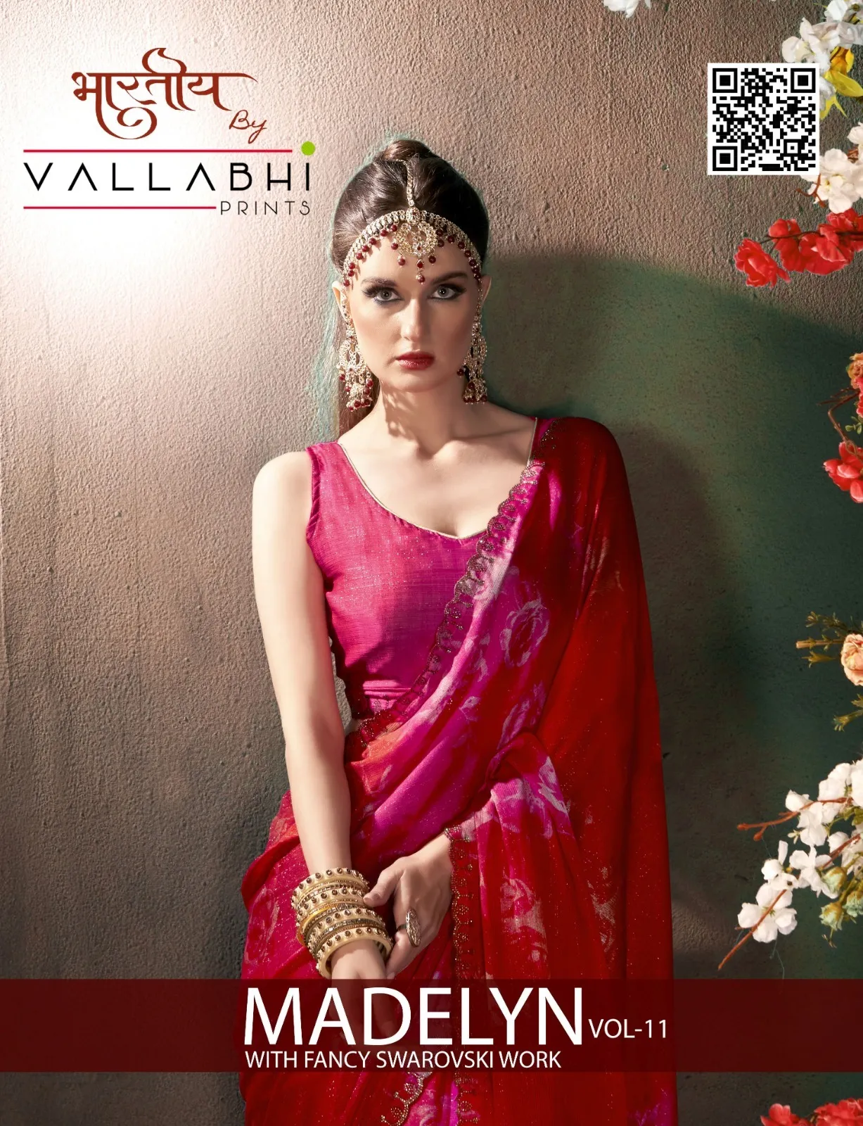 Vallabhi Prints Madelyn-11 Chiffon Wholesale Fancy Sarees Collection